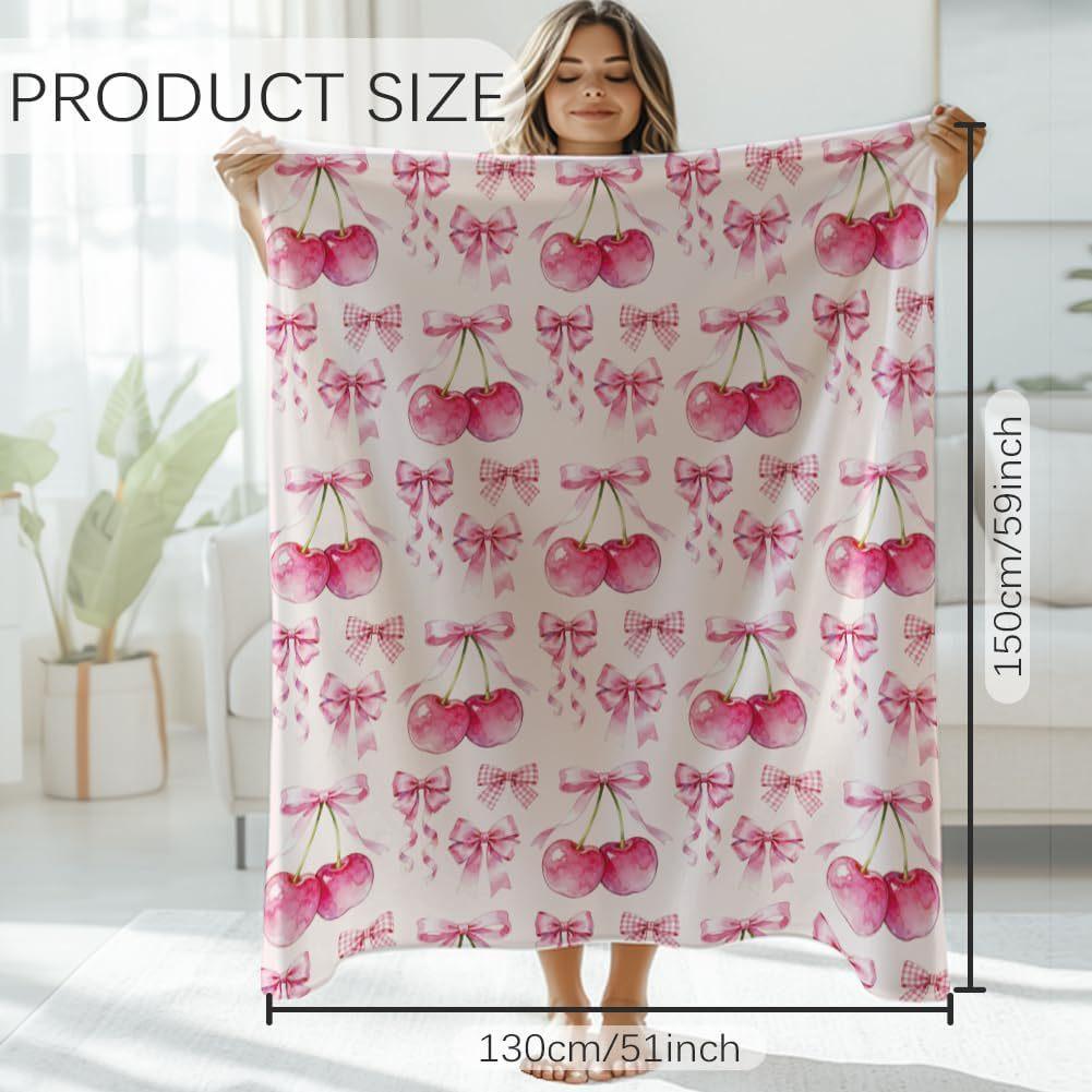 Thick Flannel Fleece Blanket, Soft Nap Throw Blanket & Pet Blanket