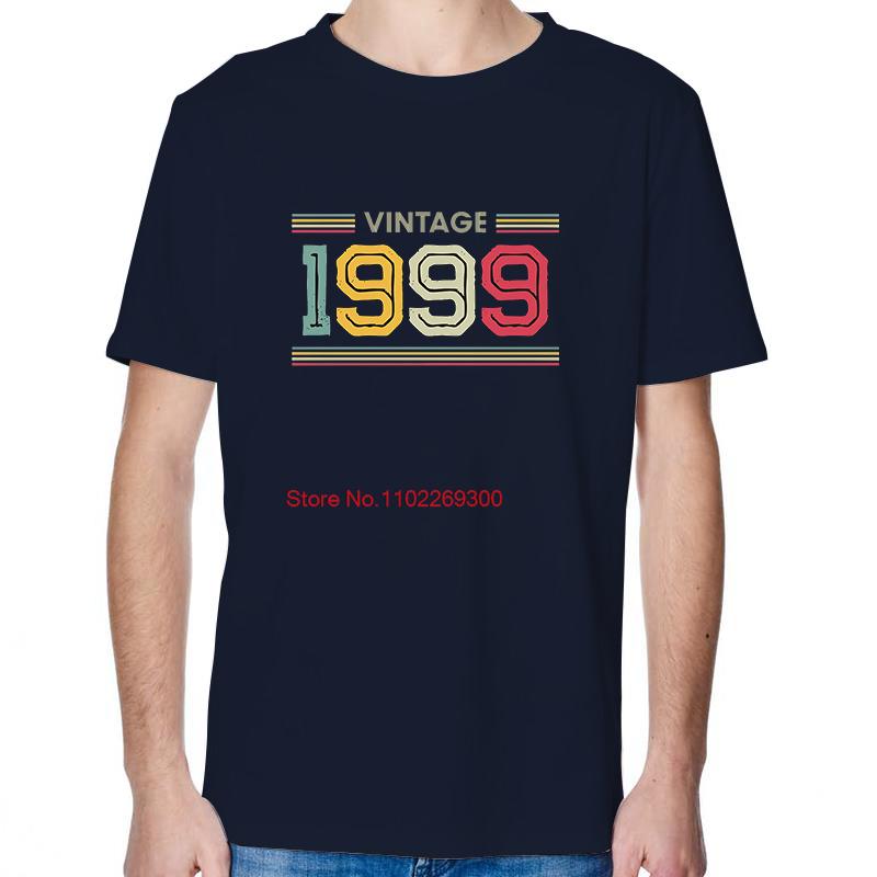 Fashion Birthday Gift TShirt 1999 Vintage Retro T Shirt Unisex Tees Tops Cotton Short Sleeve TShirts Streetwear Print T Shirt