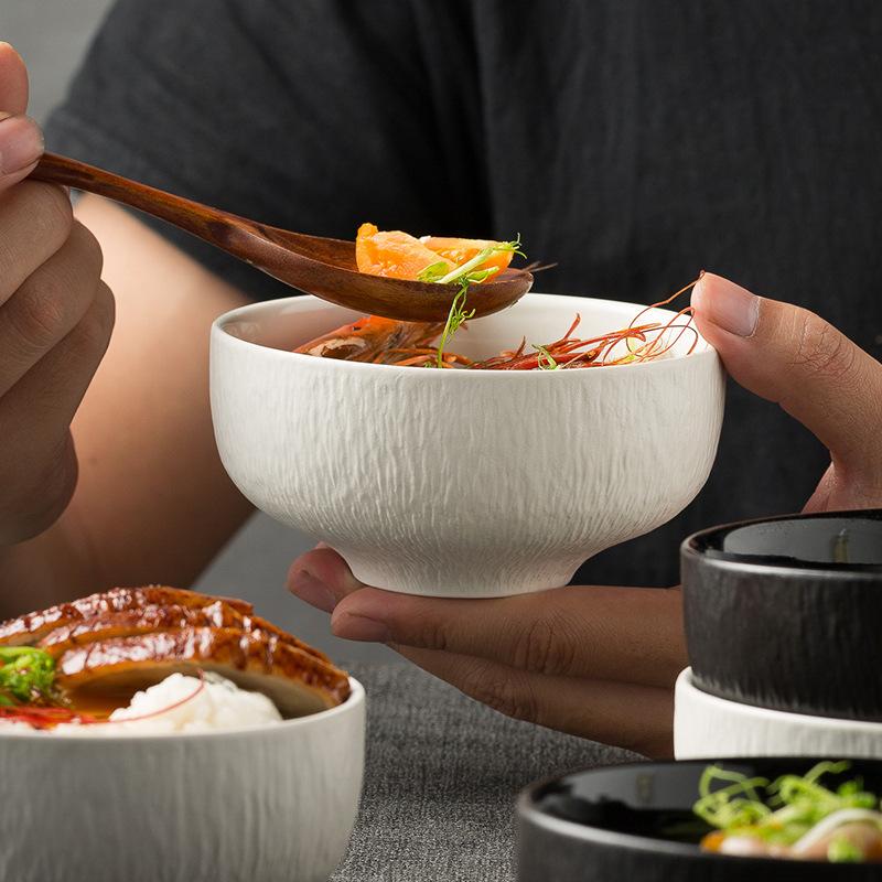 Nordic Style Rice Bowl High-Value Dessert Yogurt Bowl Household Breakfast Rice Porridge Bowl Good-Looking Small Bowl Ceramic Tableware