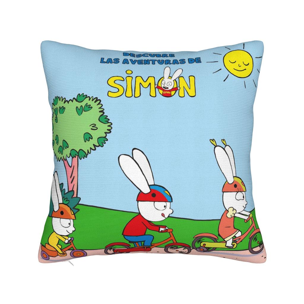 Simon Super Rabbit Pillow Covers Accessories Printing Cushion Cover Gift Pillow Case Cover Home Multi-Size