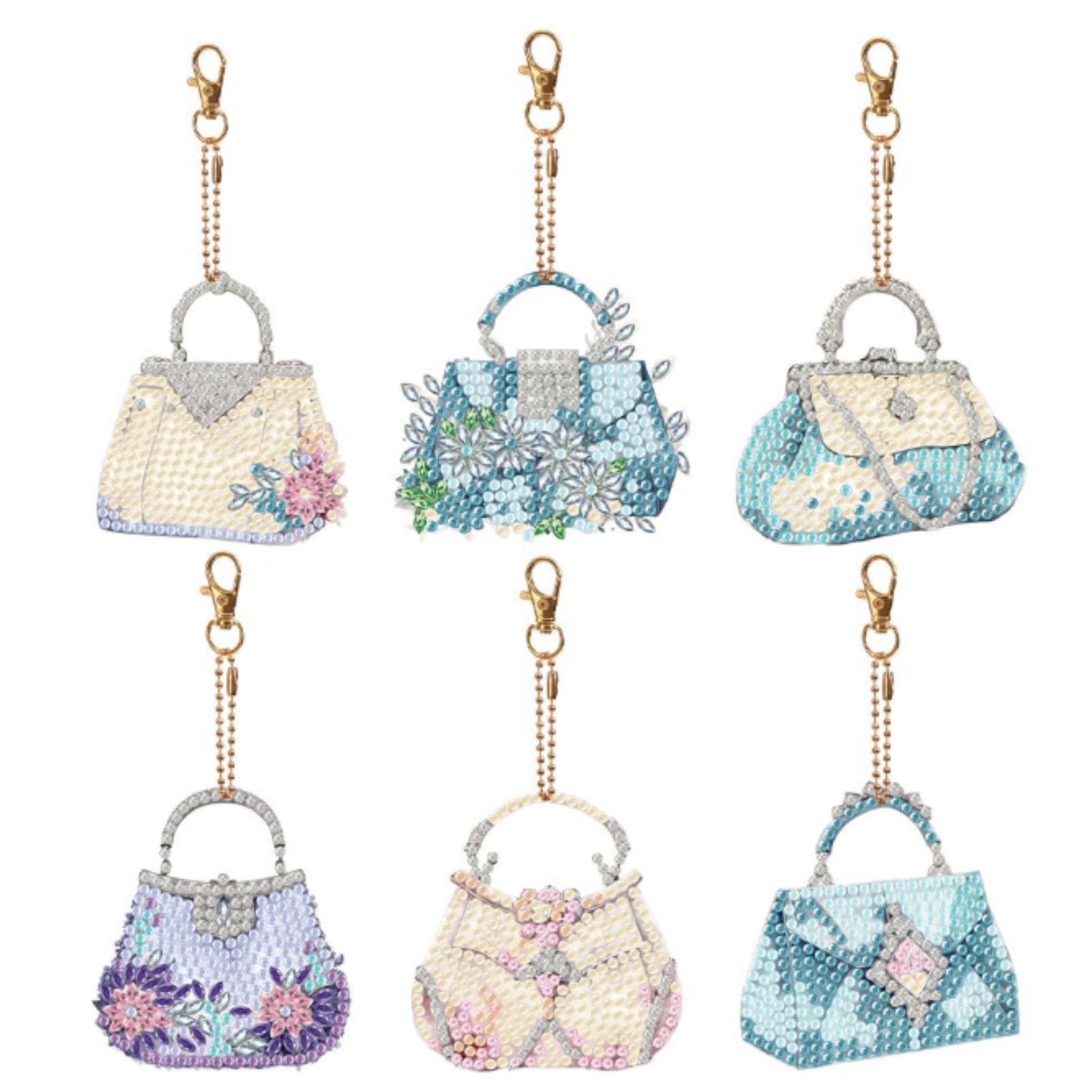 

Uccellino Keychain Diamond Art DIY Handmade Kit for Bead Art Beginners (Bag)