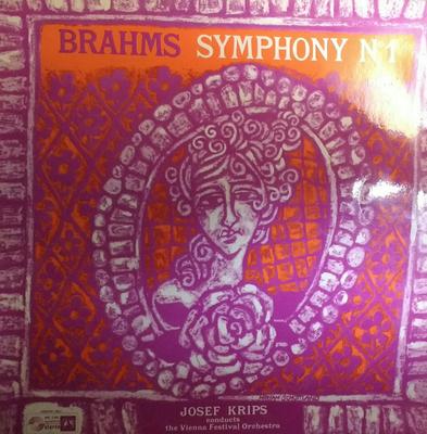 LP deska BRAHMS VÍDEŇSKÝ FESTIVALOVÝ ORCHESTR   Symfonie č.. 1 SMS2268 KONCERTNÍ SÁL UK Klasická Použitý