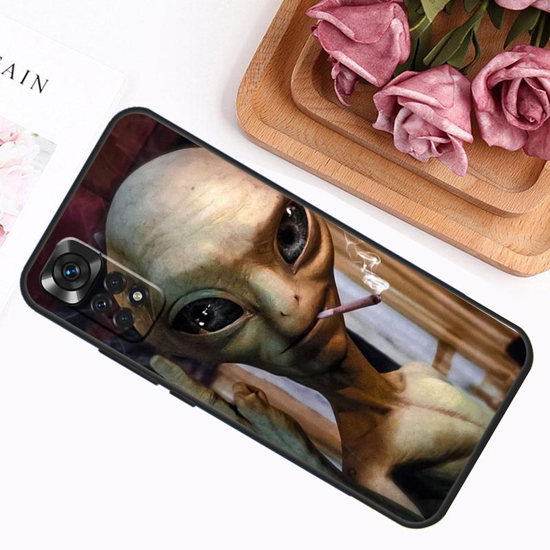 Alien Kawaii Art Case For Xiaomi Redmi Note 14 12 11 9 10 13 Pro 9S 10S 11S 12S Redmi 13C 14C 10C 12C Cover