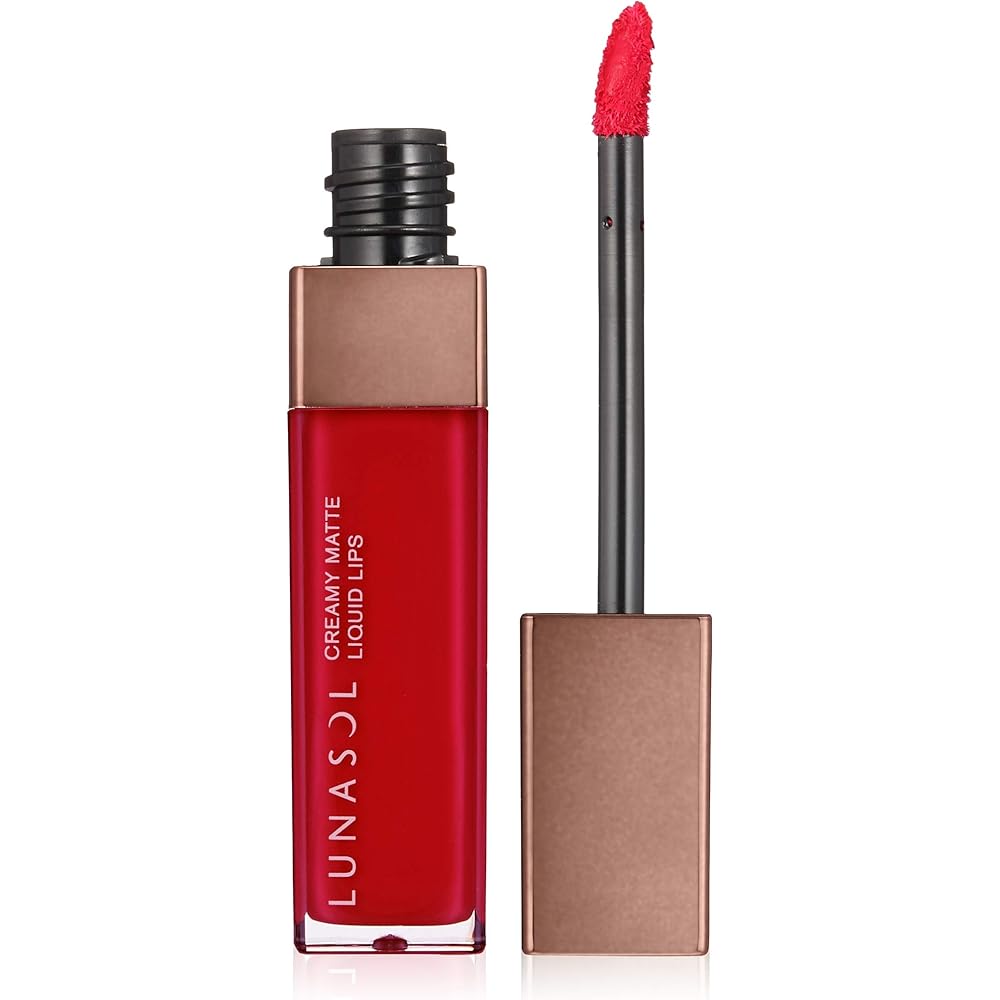 LUNASOL Creamy Matte Liquid Lips 03 Клюквенно-красная губная помада