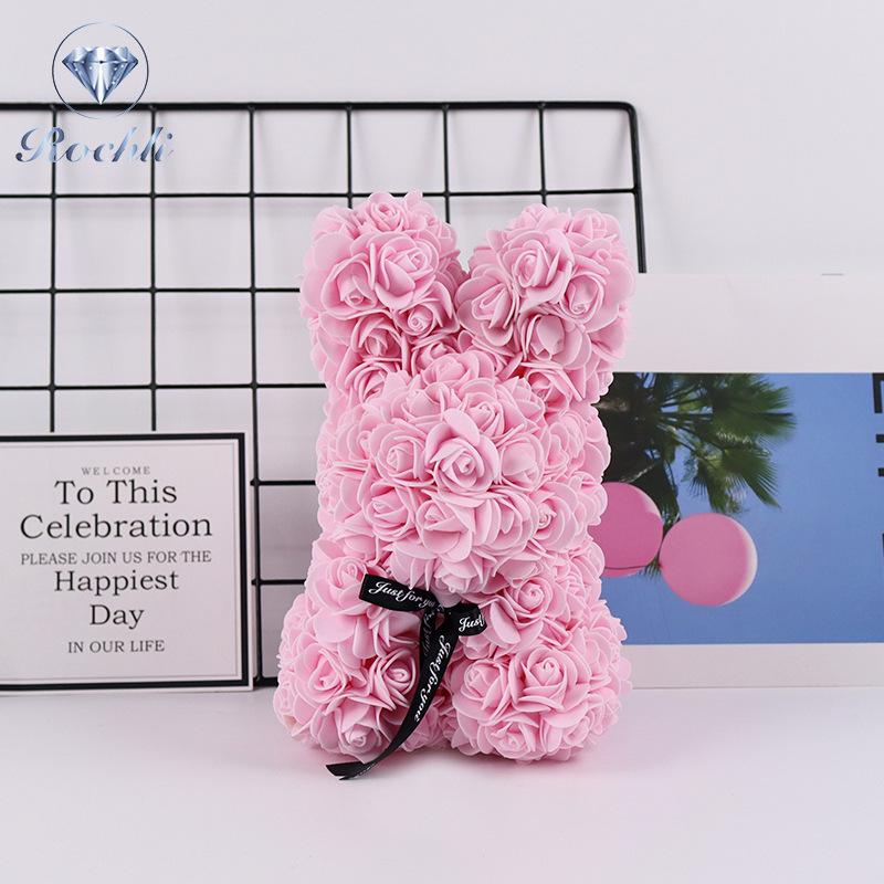 Eternal Rose Flower Rabbit Gift Box for Her