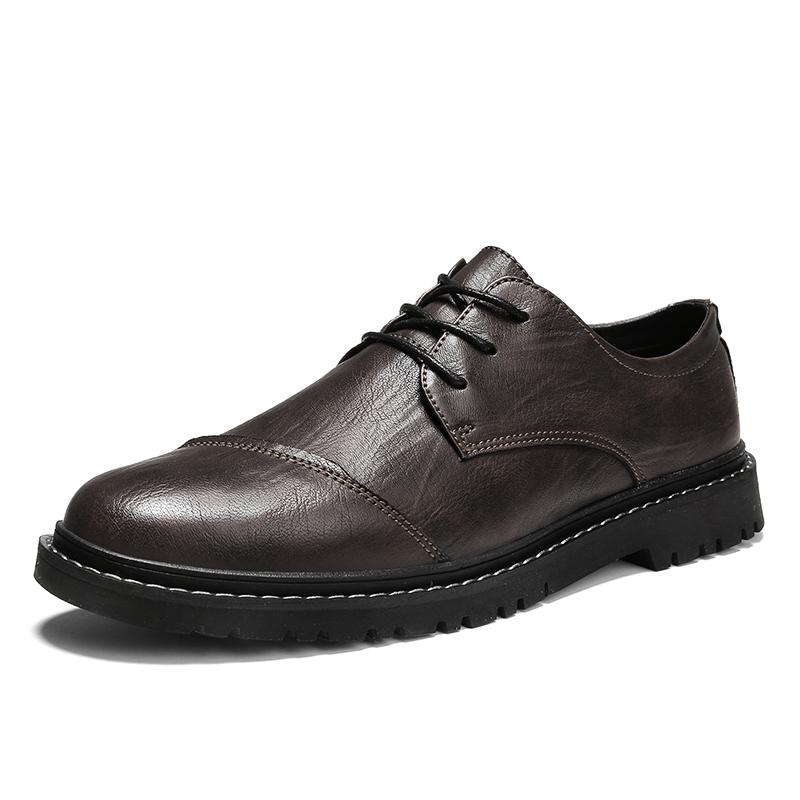 

Простые мужские кожаные туфли, новые модные мужские туфли, официальная обувь, свадебные туфли, классические мужские туфли-оксфорды, деловая офисная повседневная обувь 44 серый
