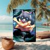 Ultra-Soft Beach Towel with Demon Slayer Theme,Ideal for Pool - Camping, Diving - Perfect Travel Essential, Vibrant Beach Towel.