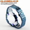GA2100 Modification Kit Solid Stainless Steel Watch Case Strap For Casio G-SHOCK GA-2100 GMA-S2100 GM-2100 men Metal Wrist Band