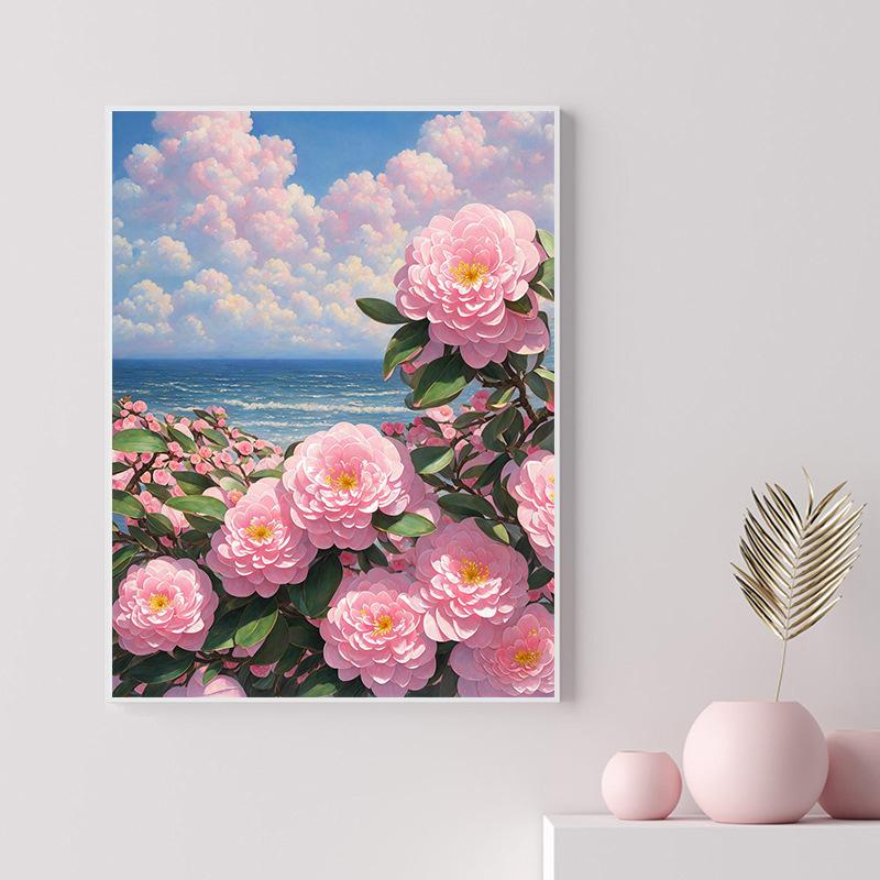 40X50Cm Diamond Painting Large Size Diamond Sticker Bedroom Living Room Decorative Painting With Photo Frame
