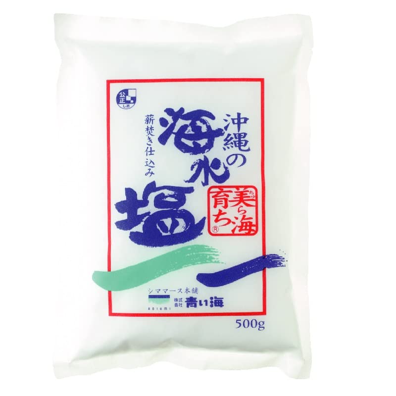 

Blue Sea Shima Mars Honpo Okinawa Sea Salt Churaumi Raised 1 case x (500g 10)