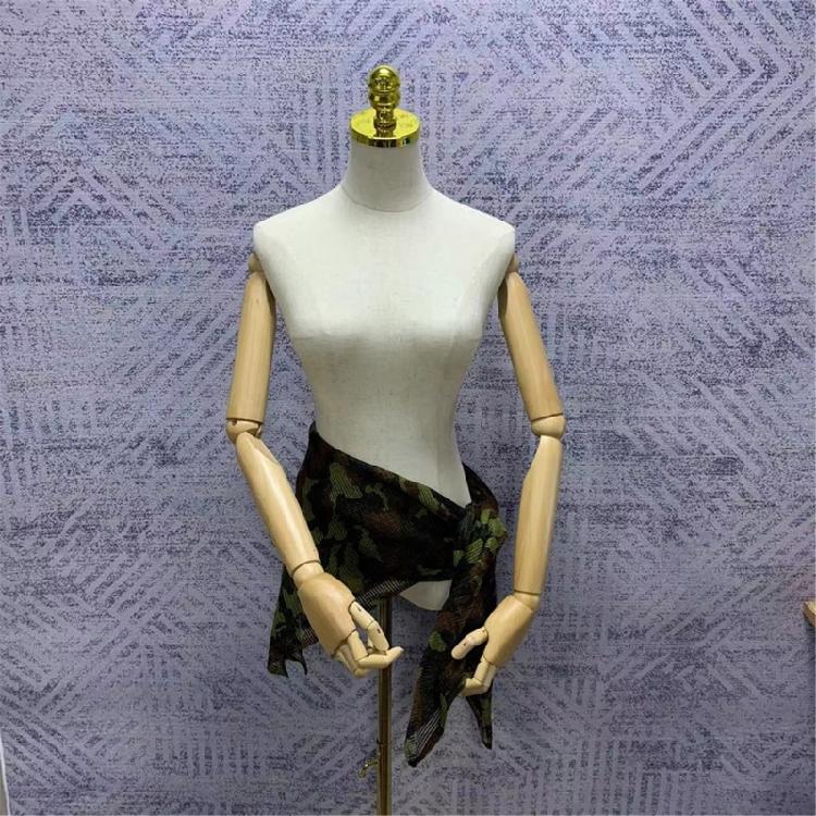 Camouflage Shemagh Scarf Desert Scarves Mesh Shawl Head Wrap for Outdoor Camping