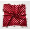 70x70cm Lightweight Cotton Silk Square Scarf With Boho Floral Print Breathable Neck Wrap Women