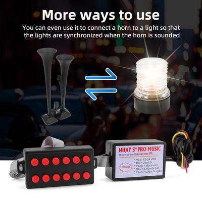 Car Horn Controller Volume Switching 8 Sound - 16 Sound Control Car Electronic Horn Controller Unit Car Sound Effect Controller