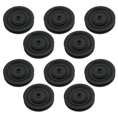 90mm Univerzální kladka na ložisko Bezšumová Stabilní DIY Nylonové lankové kladkové kolo pro posilovací zařízení Garážová vrata Jeřáb 10ks