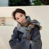 Korean Style Winter All Match Plaid New Scarf Warm and Thickened Imitation Cashmere New Student Couple Style Windproof Scarf