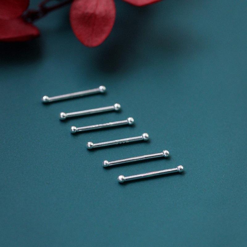 Double-headed Small Round Ball Ear Barb Earrings, Ear Bone Pins, Ear Barb Sleep-on Earrings, Ear Care Stick Earrings