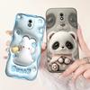 Cute Panda Cover For Samsung J7 2017 Case SM-J730F Silicone Soft TPU Fundas Phone Case For Samsung Galaxy J7 2017 Coque Bumper