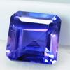 10 Carat Natural Purple Tanzanite Square Cut   Loose Gemstone