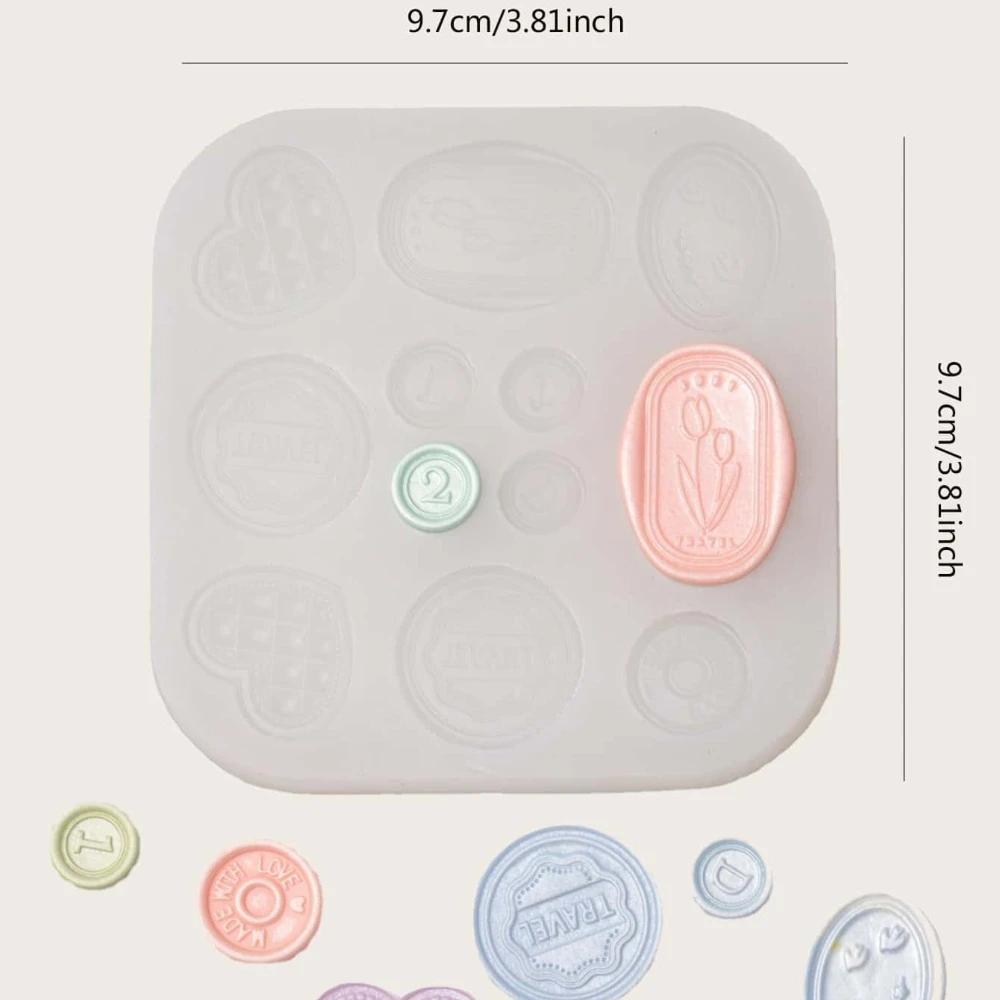 

Eco-friendly Creative Simulation Birthday Cake Candle Mold Donut Circle Decor Silicone Mold Chocolate Biscuit Mold Resin Molds чистый