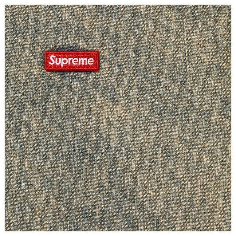 Supreme Small Box Denim Shirt Dirty Indigo