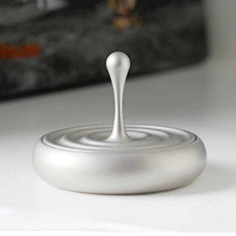 Jucării Anti-Stres Picătură de Apă Fidget Spinner Metalic Decor Magie Fuziune Birou Giroscop Copii Adulți Spațiu de Lucru Bărbați