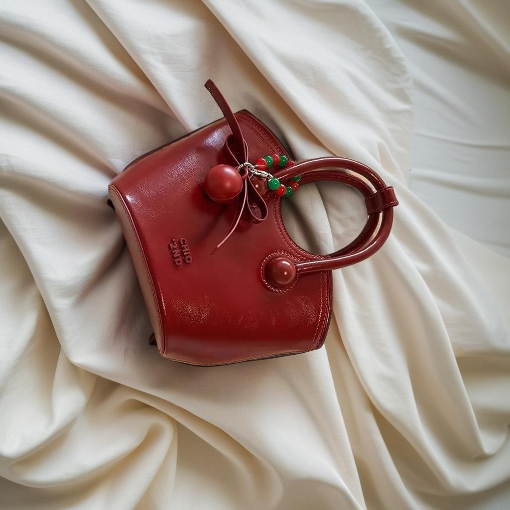 

Свадебная сумка Cherry Love Portable Tote женская новинка 2024 года сумка через плечо