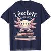 I Axolotl Questions Anime Cute Kawaii Axolotl T-Shirt  Individuality Print Original Design Gifts T Shirts Oversizedunisex Tshirt