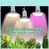 18w Full Led Spectrum E27 Grow Light Sunlike Phytolamp Bulb For Plants Flower Greenhouse Tent Hydroponic
