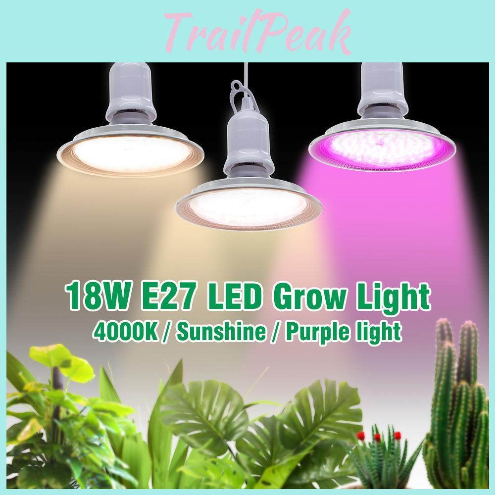 18w Full Led Spectrum E27 Grow Light Sunlike Phytolamp Bulb For Plants Flower Greenhouse Tent Hydroponic