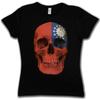 Skull Flag of Myanmar Graphic T-shirt
