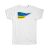 Gift T-Shirt : Ukraine Flag Ukrainian Travel Expat Country Artistic