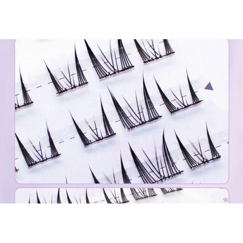 LuxeFlutter - Natural Wispy Cluster Glue-Free False Eyelashes