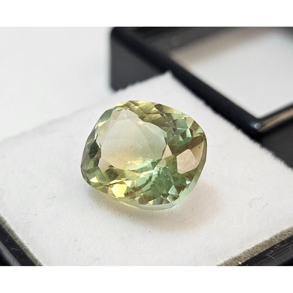 Natural Bi-Color Tourmaline 5 Ct Cushion Cut Certified Stunning Loose Gemstone