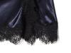 European 2025 Autumn Women's Lace Satin Mini Dress