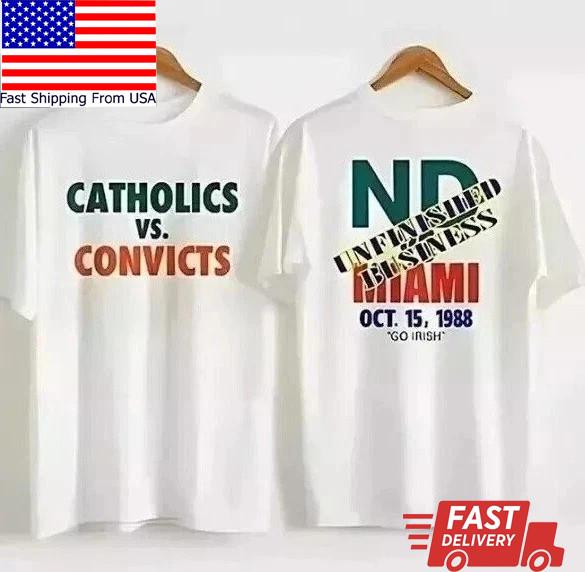 Catholics Vs Convicts 1988 T-Shirt BM3944 Unisex T-Shirt S