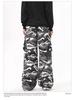 Men's Retro Hiphop Camouflage Cargo Pants: Loose, Straight-Leg, Multi-Pocket Design.