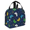 Cartoon Game Console Pattern Insulated Lunch Bag Thermal Bag Reusable Large Tote Lunch Box for Men Women Beach Outdoor