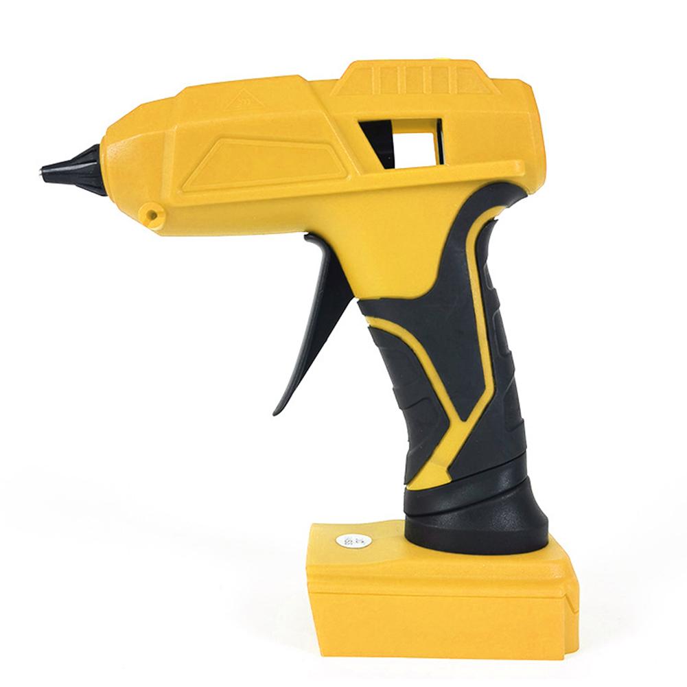 

100 Вт беспроводной термоклеевой пистолет с 5 клеевыми стержнями, быстрый предварительный нагрев, промышленный клеевой пистолет, термоклеевой пистолет для творчества и рукоделия