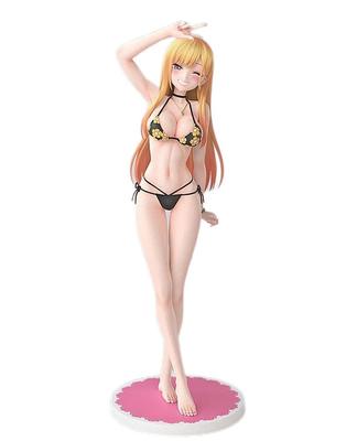 VCTFGHJQ 23cm My Dress Up Darling Kitagawa Marin Swimsuit Environmental Action Figure Anime Collectible Model Statue Toy Figure Gift Ver.PVC