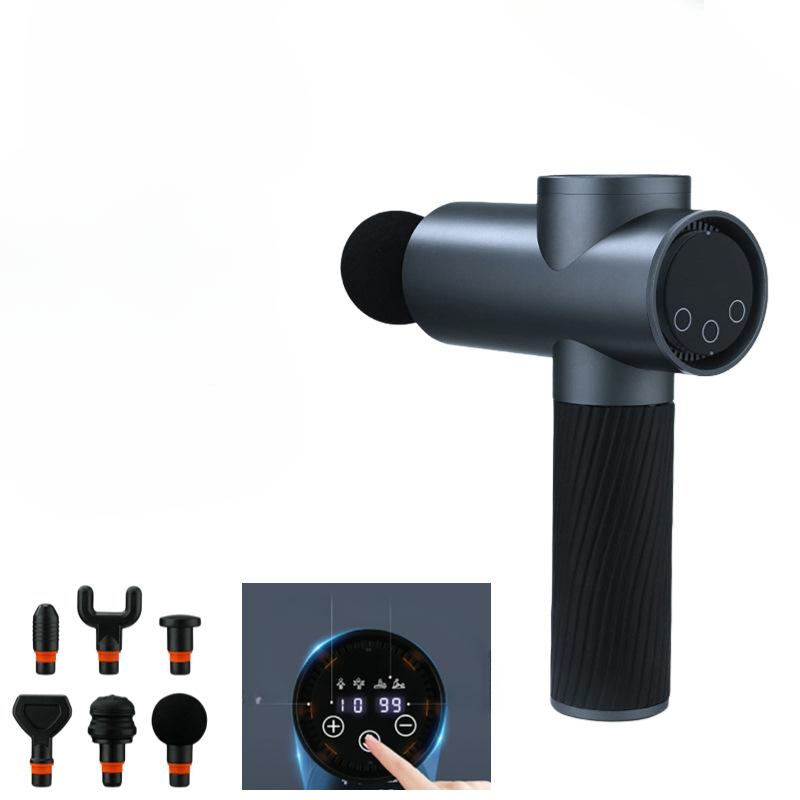Mini Fascial Gun Damski inteligentny elektryczny cichy aluminiowy stop profesjonalny relaksujący masażer dolnej części pleców