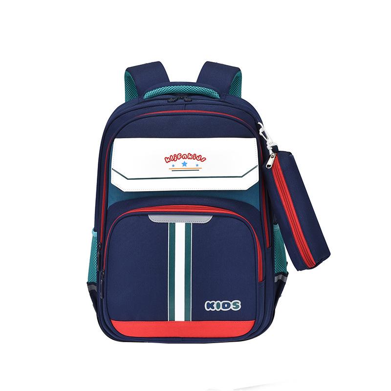 Children's Trolley Schoolbag for Primary School Boys and Girls British Style Stairs Climbing Dual purpose Backpack
