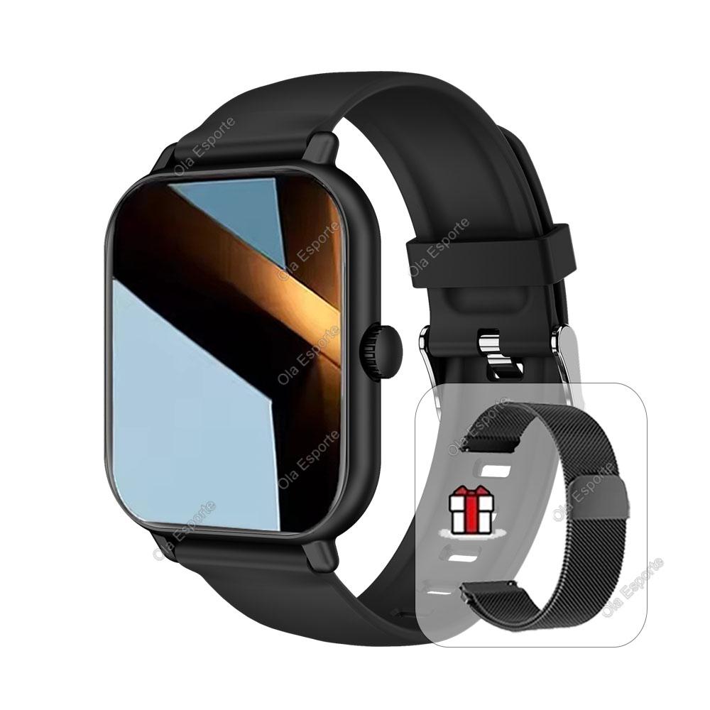 Smart Watch Android IOS Phone 2.01 Inch Color Screen Bluetooth Answer Call Fitness Watches Tracker Smartwatch Women Men New