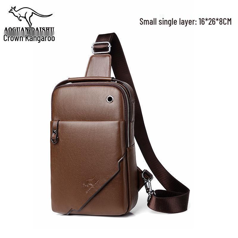 

Мужская кожаная сумка кроссбоди в корейском стиле для планшета 11 дюймов