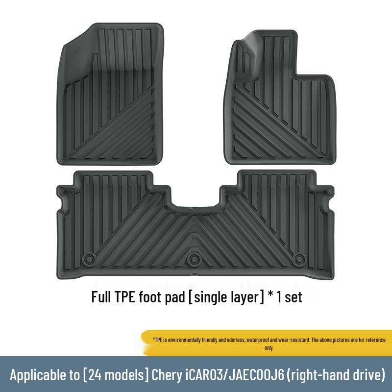 24 Chery ICAR03/JAECOO J6 TPE Floor Mats & Trunk Mats