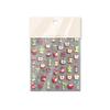 Retro  Series Scrapbook Journal Sticker Cartoon Anime Red Color Stationery Sticker DIY Decor Nail Sticker