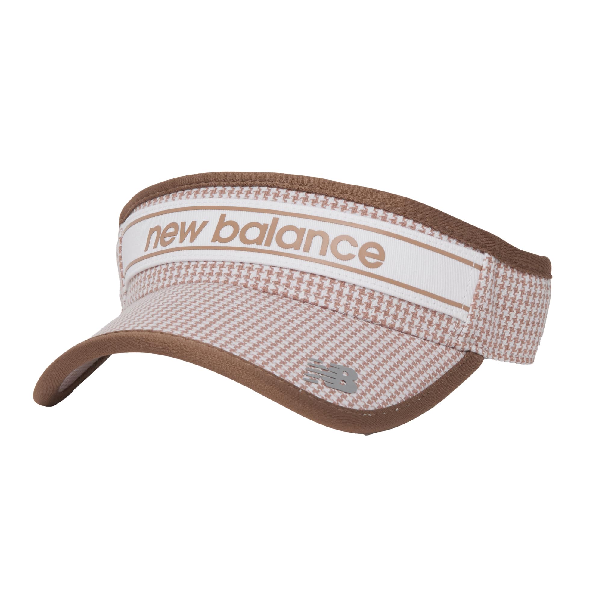 

Golf Sun Visor FR [New Balance] Women s (Houndstooth Pattern/Size Adjustable) / 012-4187502 040_Beige