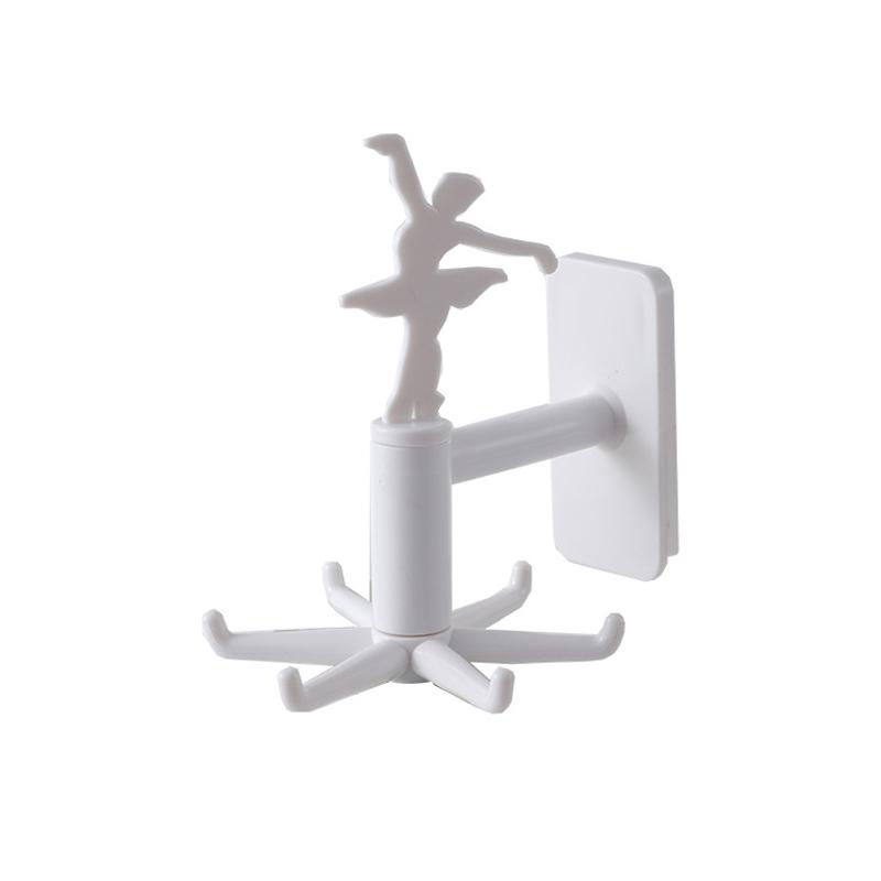 

Upgraded Multi-Function Rotatable 6-Claw Hook 360 ° Seamless Punch Free Hook Jewelry Storage Hook Self Adhesive Home Hooks