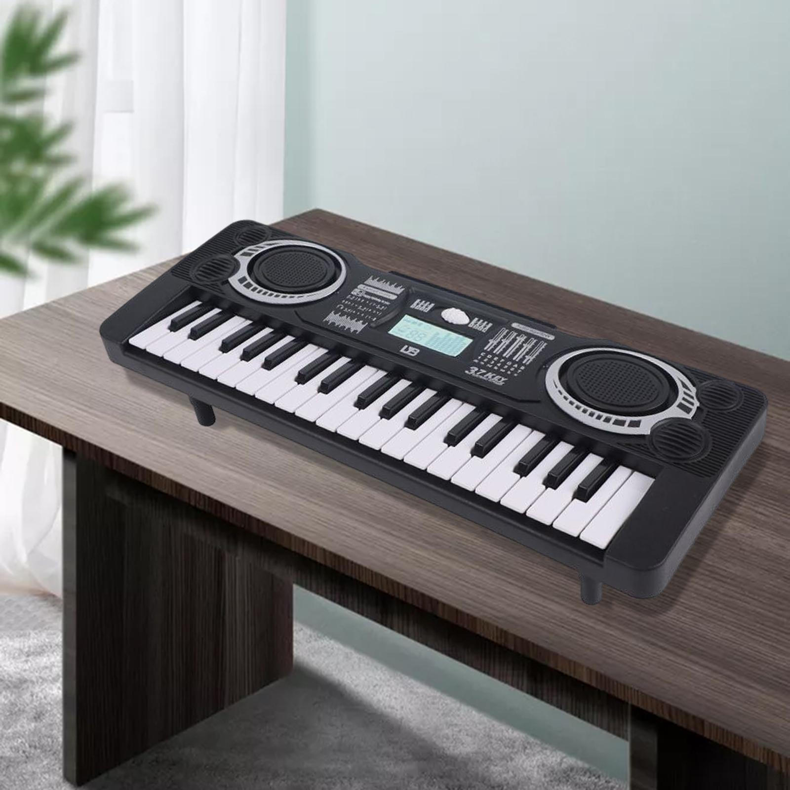 

Електричне піаніно з 37 клавішами для вивчення музики та розваг чорний