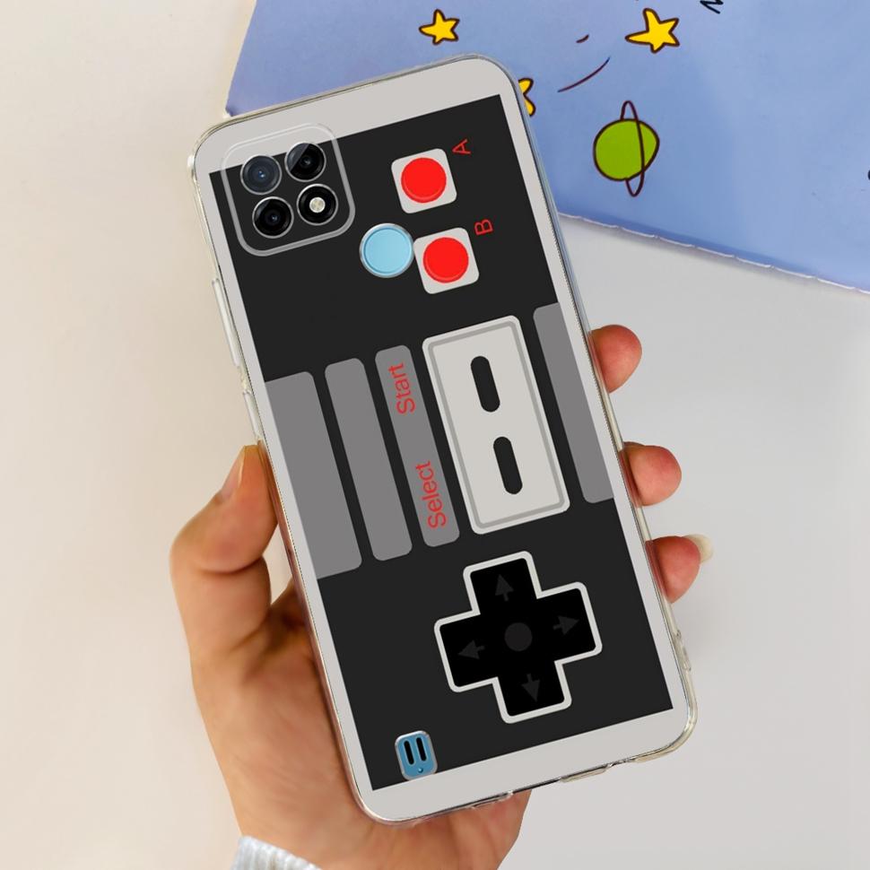 For Realme C21Y Case RMX3261  RMX3263 Cute Cartoon Cover Soft Silicone Phone Case For Realme C 21Y C21Y Bumper