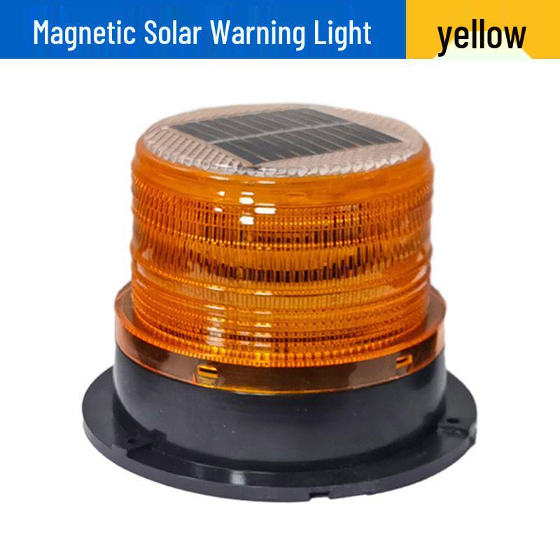 Magnetic LED Solar Strobe Light for Car Roof & Traffic Safety